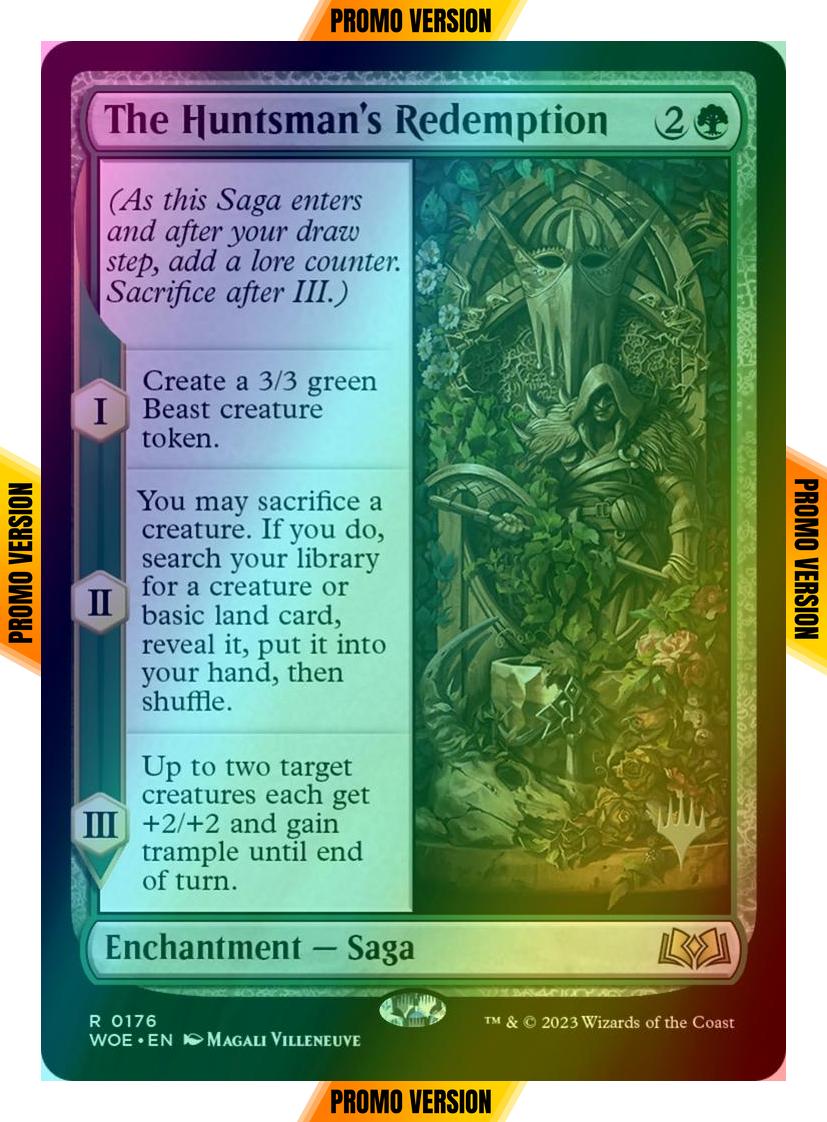 The Huntsman's Redemption [176p] [Promo Pack] [Wilds of Eldraine: Promos] [Foil]