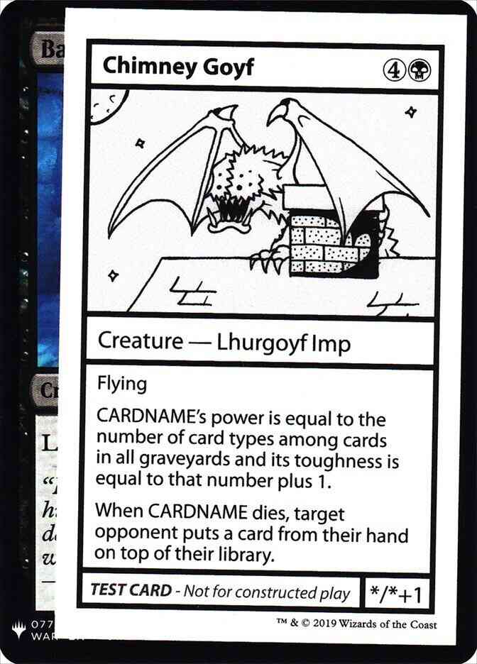 Chimney Goyf - Symbol [38] [Mystery Booster Playtest Cards 2019] [Non-Foil]