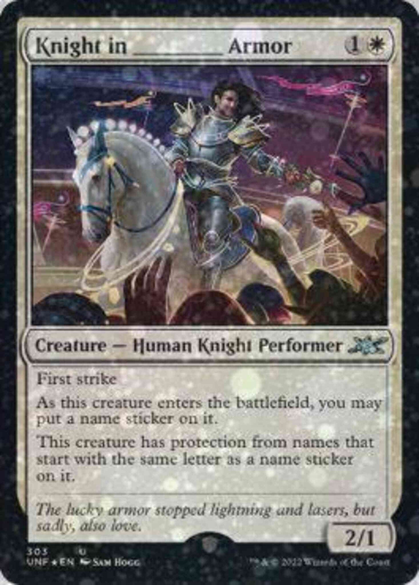 Knight in ________ Armor [303] [Unfinity] [Galaxy Foil]