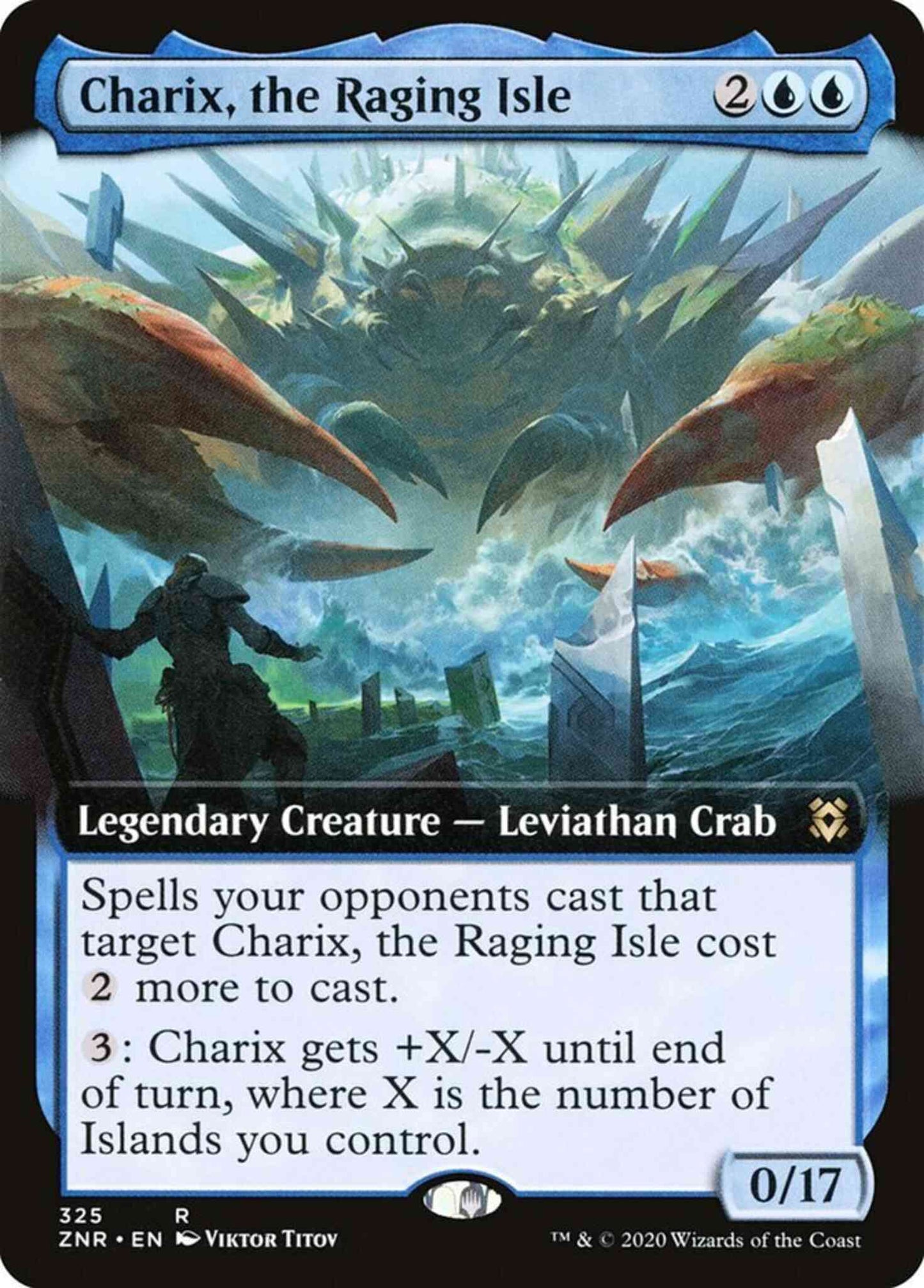 Charix, the Raging Isle [325] [Extended Art] [Zendikar Rising] [Non-Foil]