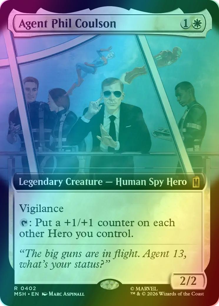 Agent Phil Coulson [402] [Extended Art] [Marvel Super Heroes] [Foil]
