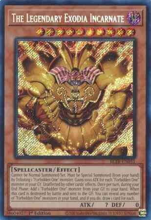 The Legendary Exodia Incarnate - BLTR-EN051 - Secret Rare - 1st Edition