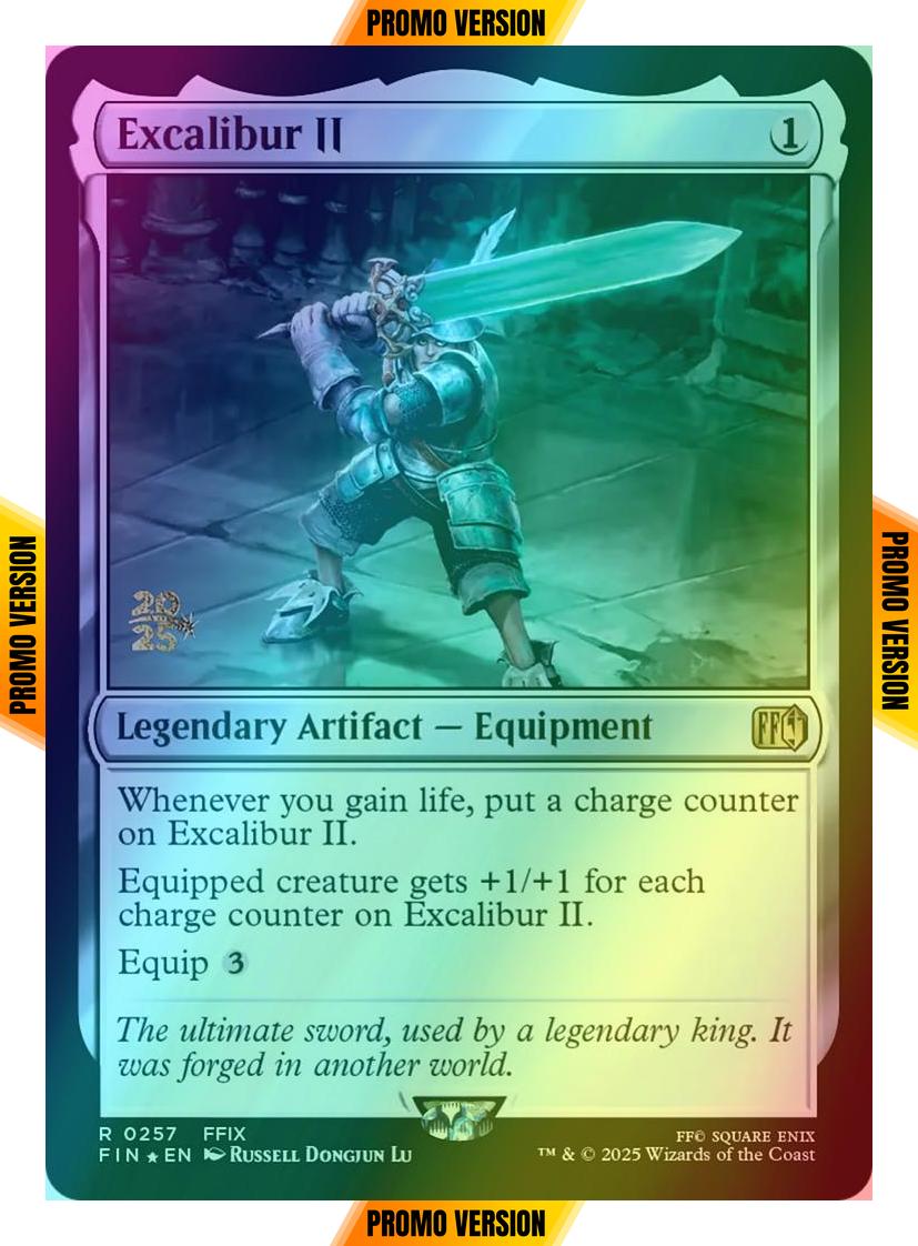 Excalibur II [257s] [Prerelease] [FINAL FANTASY: Promos] [Foil]