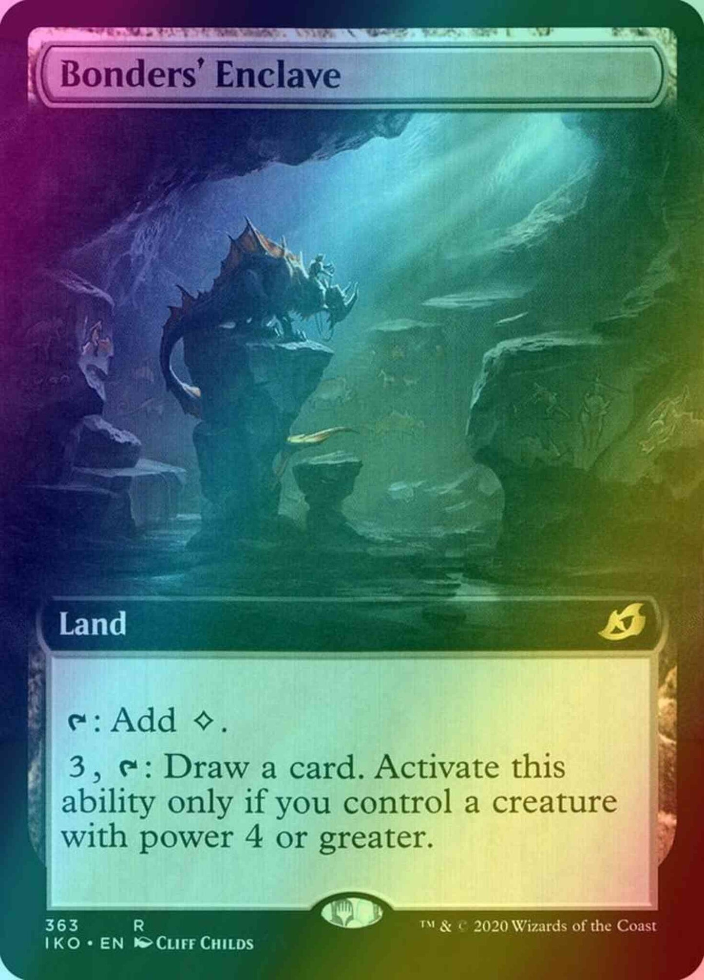 Bonders' Enclave [363] [Extended Art] [Ikoria: Lair of Behemoths] [Foil]