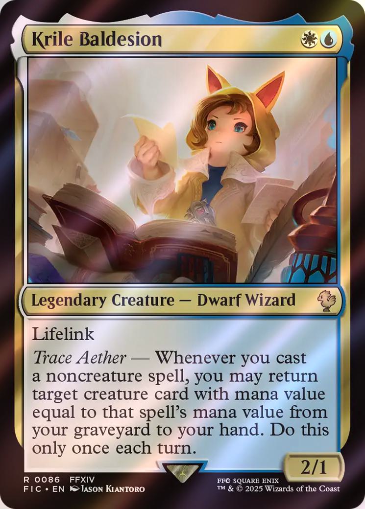 Krile Baldesion [86] [FINAL FANTASY: Commander] [Surge Foil]