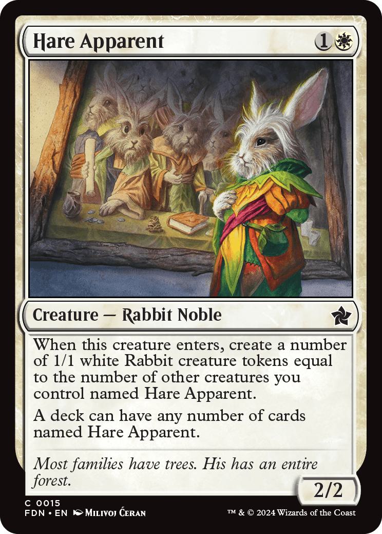 Hare Apparent [15] [Foundations] [Foil]