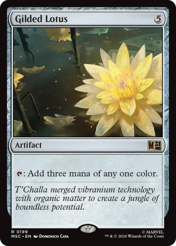 Gilded Lotus [199] [Marvel Super Heroes: Commander] [Non-Foil]
