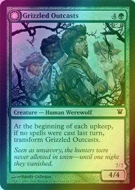 Grizzled Outcasts // Krallenhorde Wantons [185] [Innistrad] [Foil]