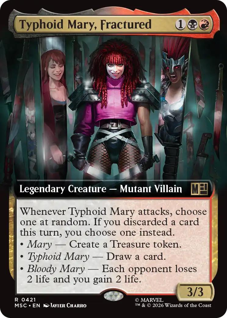 Typhoid Mary, Fractured [421] [Extended Art] [Marvel Super Heroes: Commander] [Non-Foil]