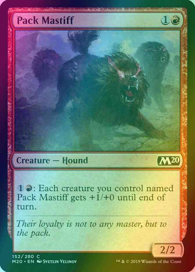 Pack Mastiff [152] [Core Set 2020] [Foil]