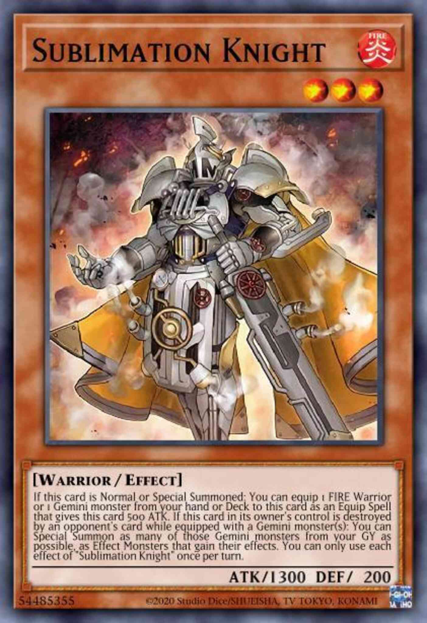 Sublimation Knight - TOCH-EN013 - Super Rare - 1st Edition