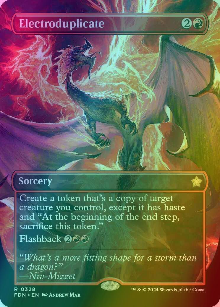 Electroduplicate [328] [Borderless] [Foundations] [Foil]