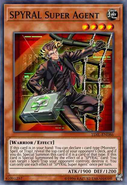 SPYRAL Super Agent - TDIL-EN086 - Ultra Rare - 1st Edition