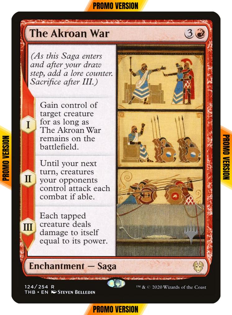 The Akroan War [124p] [Promo Pack] [Theros Beyond Death Promos] [Non-Foil]