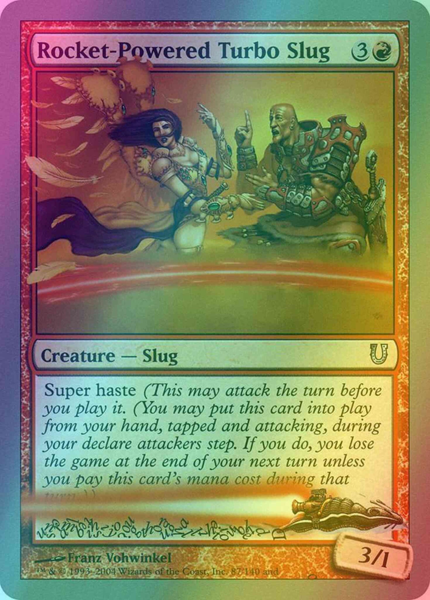 Rocket-Powered Turbo Slug [87] [Unhinged] [Foil]