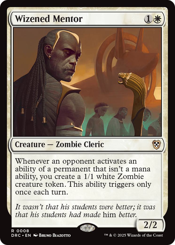 Wizened Mentor [8] [Aetherdrift: Commander] [Non-Foil]