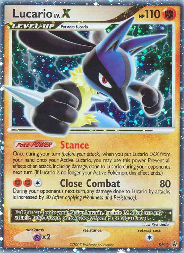 Lucario LV.X - DP12 - Promo [dpp-DP12] [Ultra]