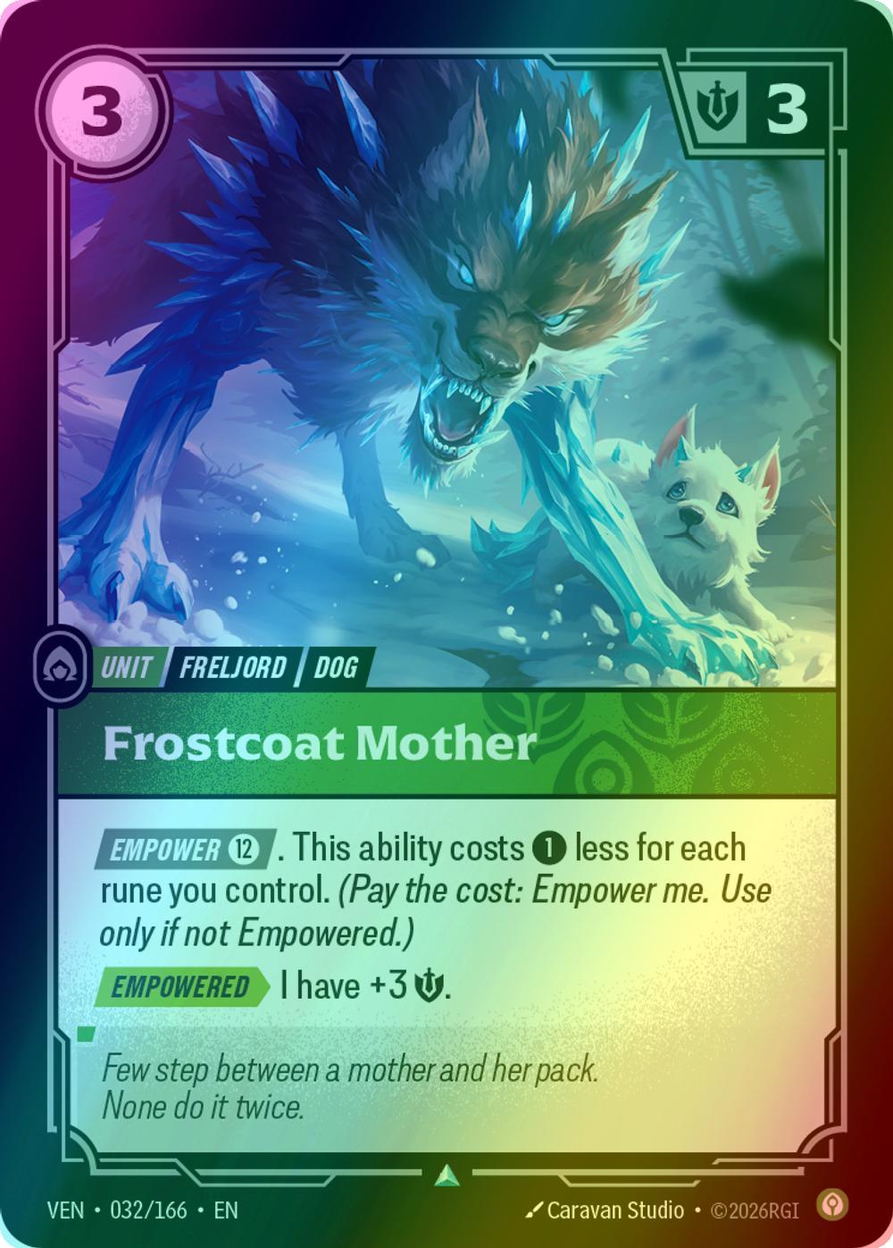 Frostcoat Mother - 032/166 [Vendetta] [Foil]