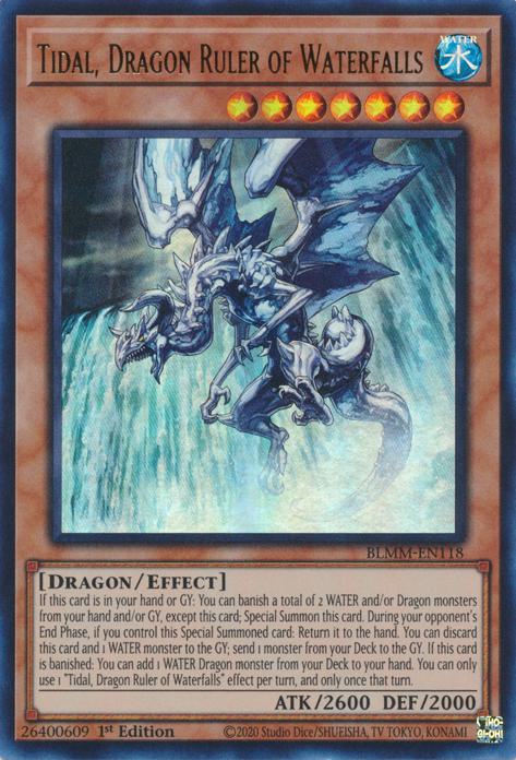 Tidal, Dragon Ruler of Waterfalls - BLMM-EN118 - Ultra Rare - 1st Edition