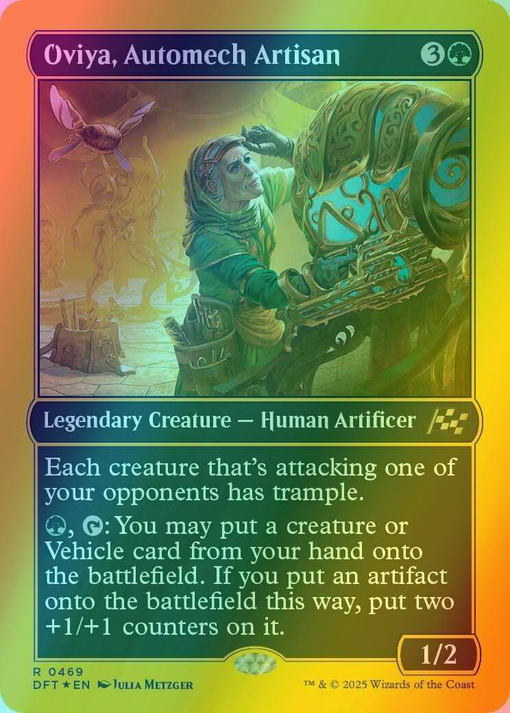 Oviya, Automech Artisan [469] [Aetherdrift] [First-place Foil]
