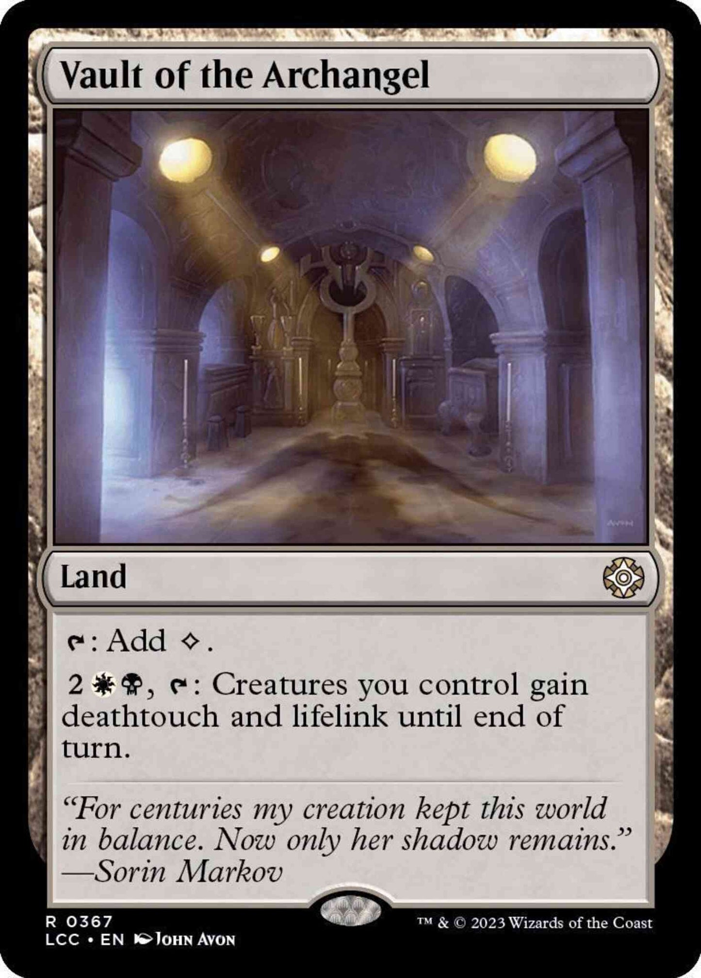 Vault of the Archangel [367] [The Lost Caverns of Ixalan: Commander] [Non-Foil]