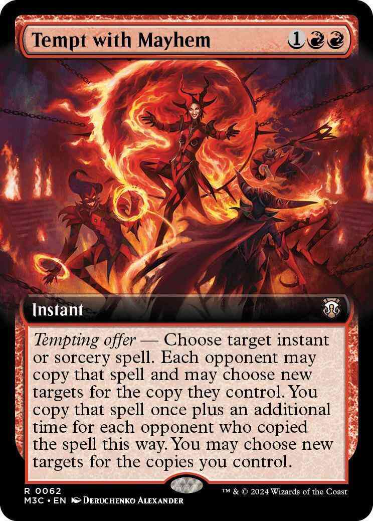Tempt with Mayhem [62] [Extended Art] [Modern Horizons 3: Commander] [Non-Foil]