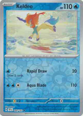 Keldeo - 044/162 - Uncommon [sv05-044] [Reverse Holo]