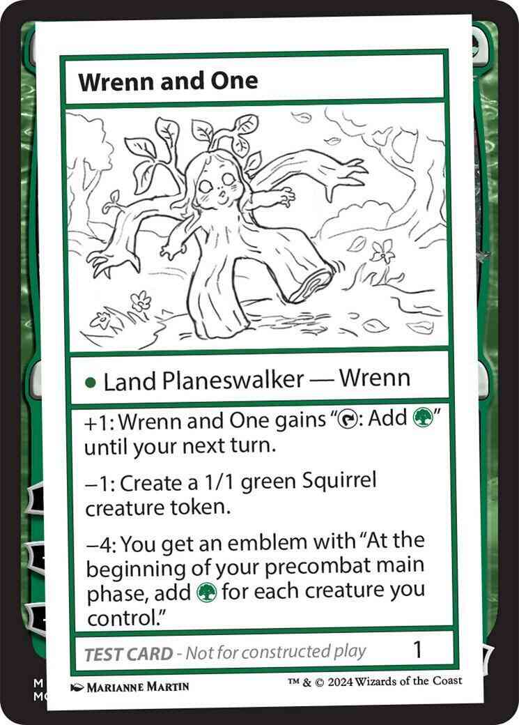 Wrenn and One [385] [Playtest Card] [Mystery Booster 2] [Non-Foil]