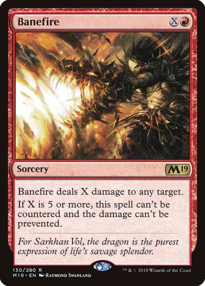 Banefire [130] [Core Set 2019] [Non-Foil]