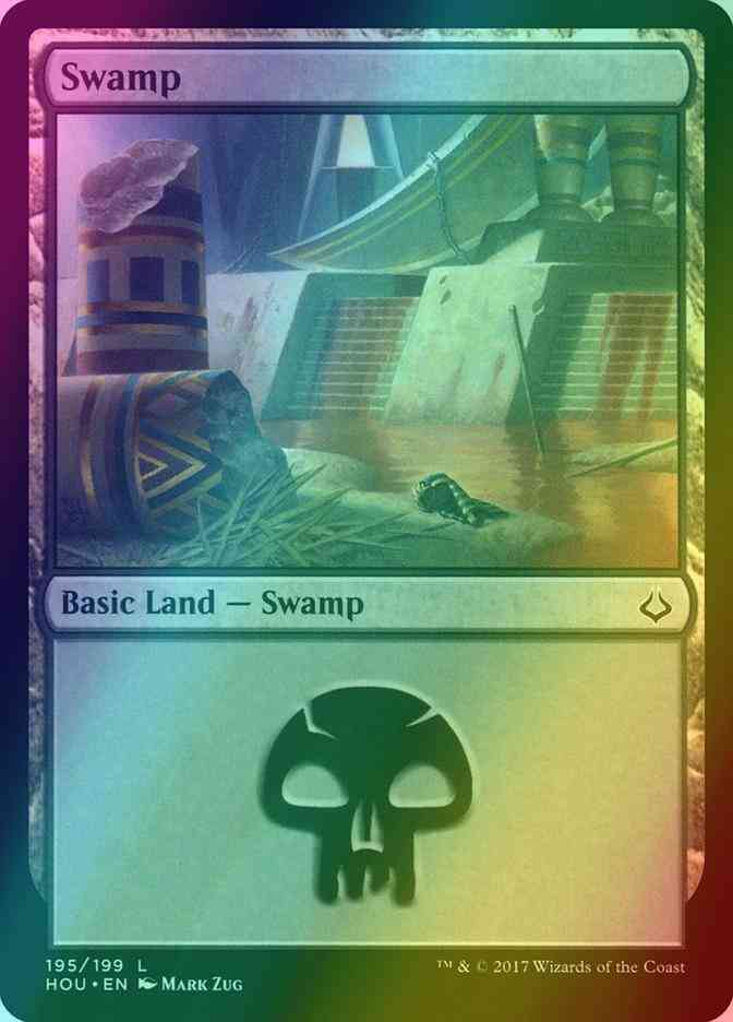 Swamp [195] [Hour of Devastation] [Foil]