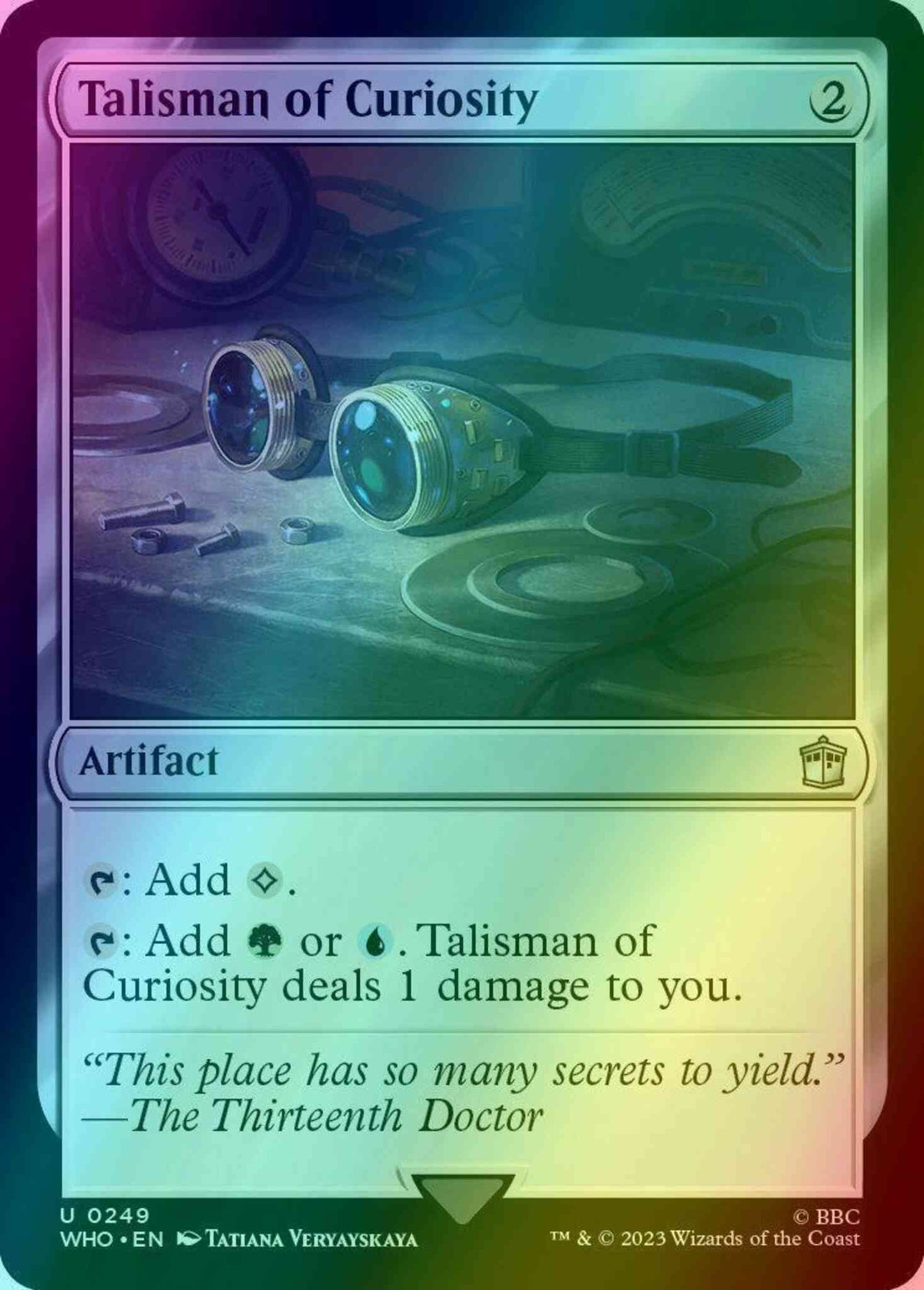 Talisman of Curiosity [249] [Universes Beyond: Doctor Who] [Foil]