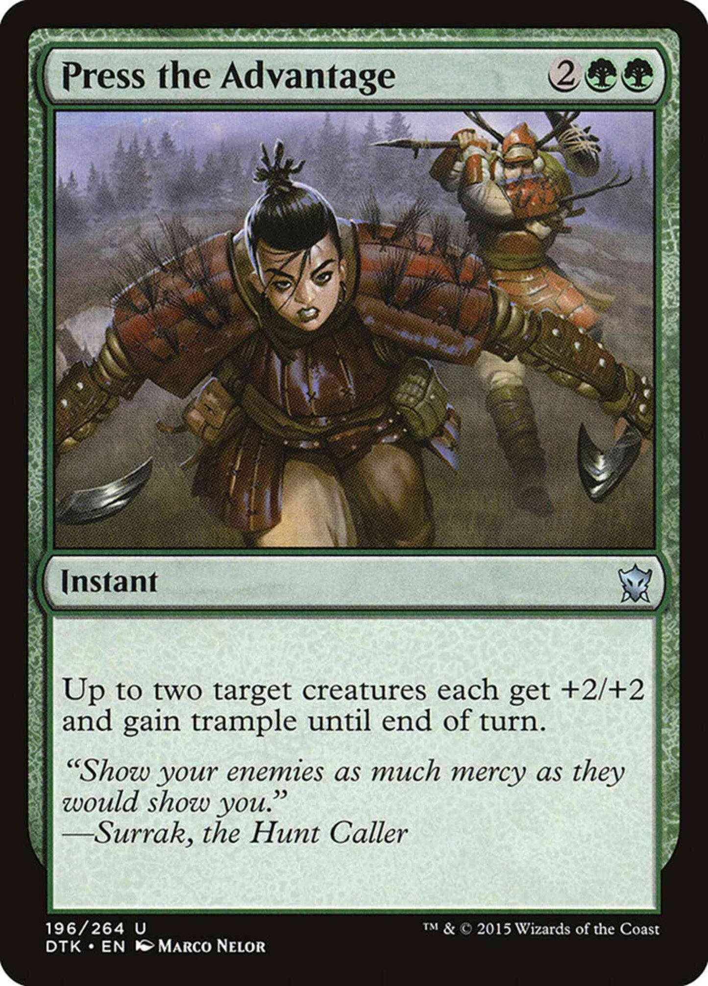 Press the Advantage [196] [Dragons Of Tarkir] [Non-Foil]