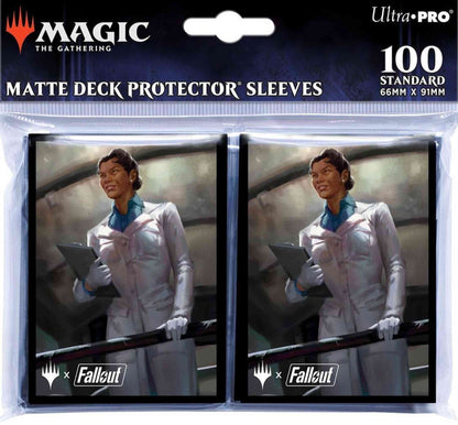 Ultra Pro MTG Deck Protector Sleeves - Standard Size - 100ct - Fallout - Dr. Madison Li Face to Face Games Ultra Pro MTG Deck Protector Sleeves - Standard Size - 100ct - Fallout - Dr. Madison Li Face to Face Games