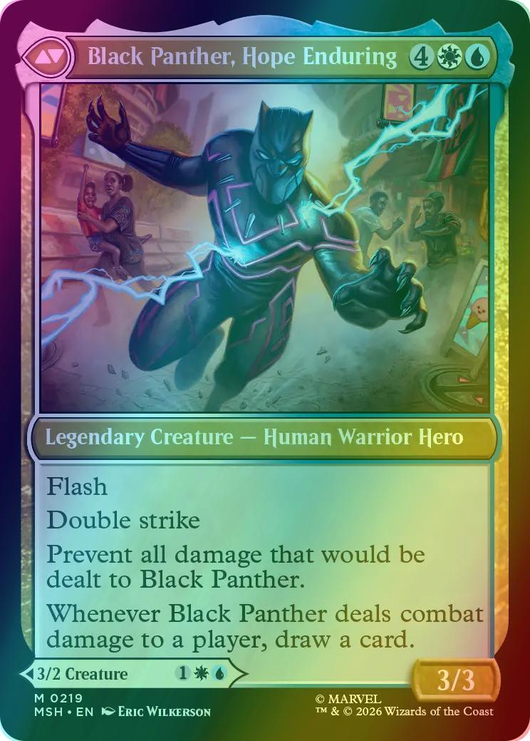 King T'Challa // Black Panther, Hope Enduring [219] [Marvel Super Heroes] [Foil]