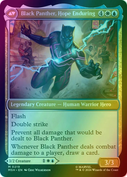 King T'Challa // Black Panther, Hope Enduring [219] [Marvel Super Heroes] [Foil]