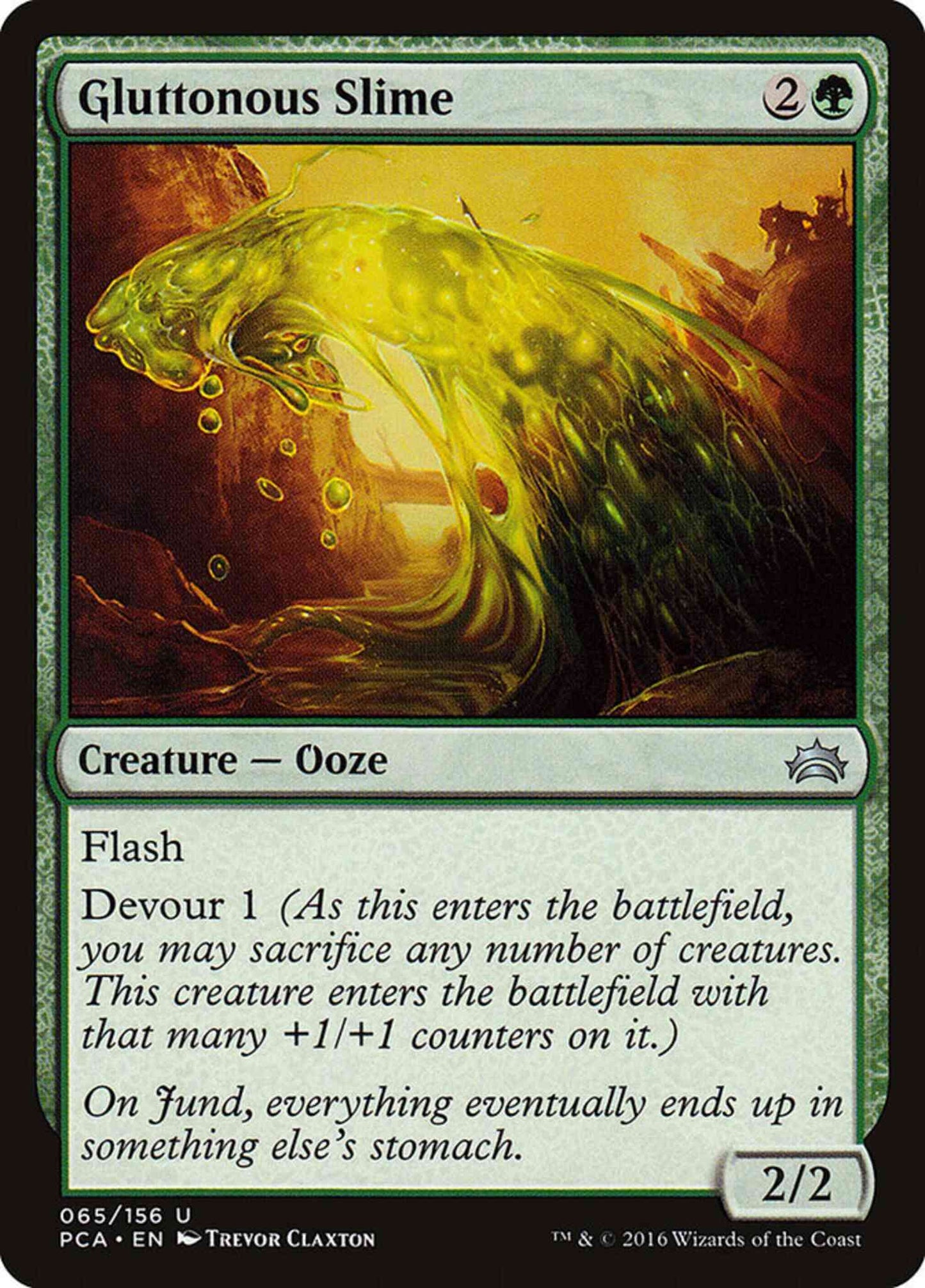 Gluttonous Slime [65] [Planechase Anthology] [Non-Foil]