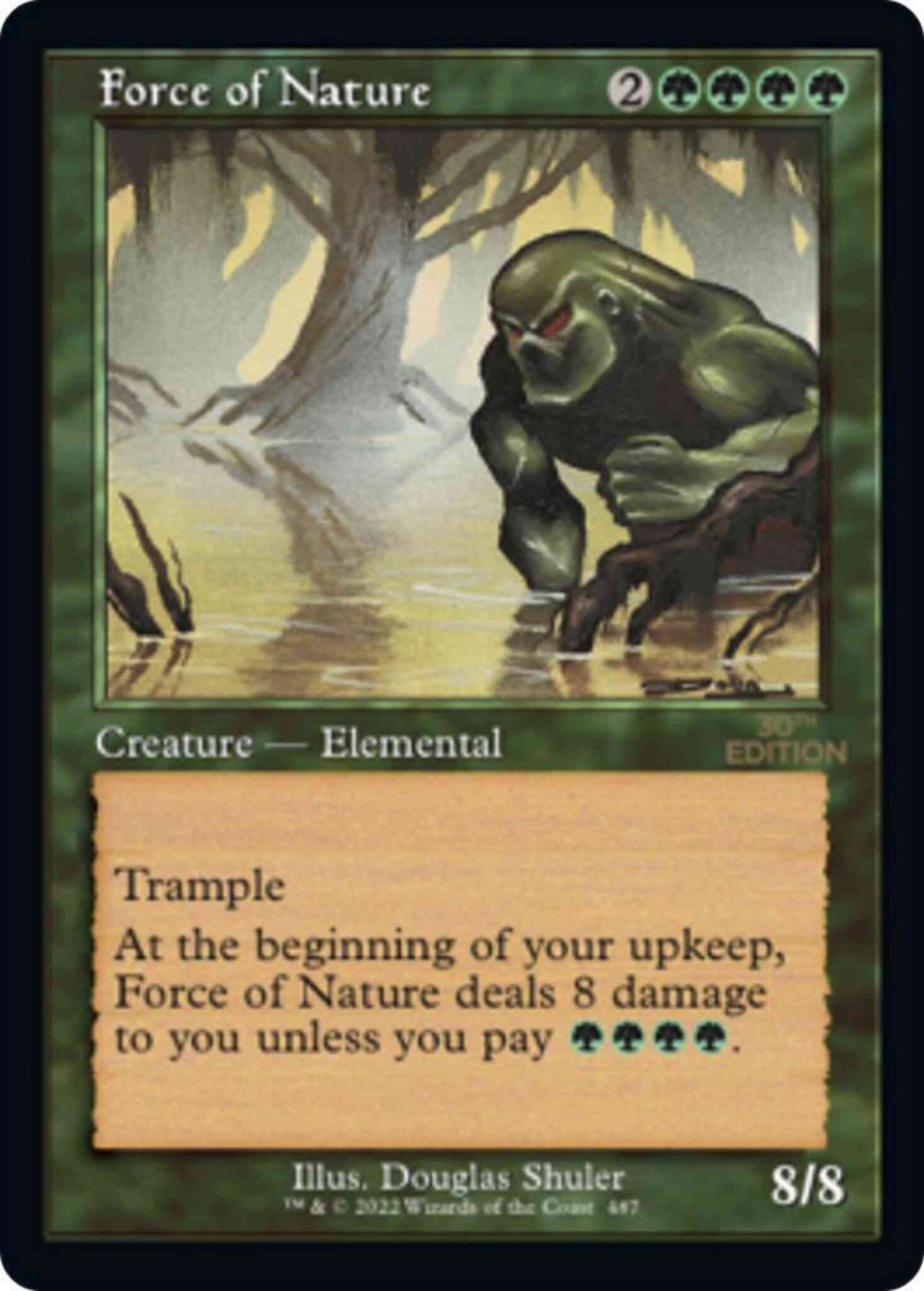 Force of Nature [487] [Retro Frame] [30th Anniversary Edition] [Non-Foil]