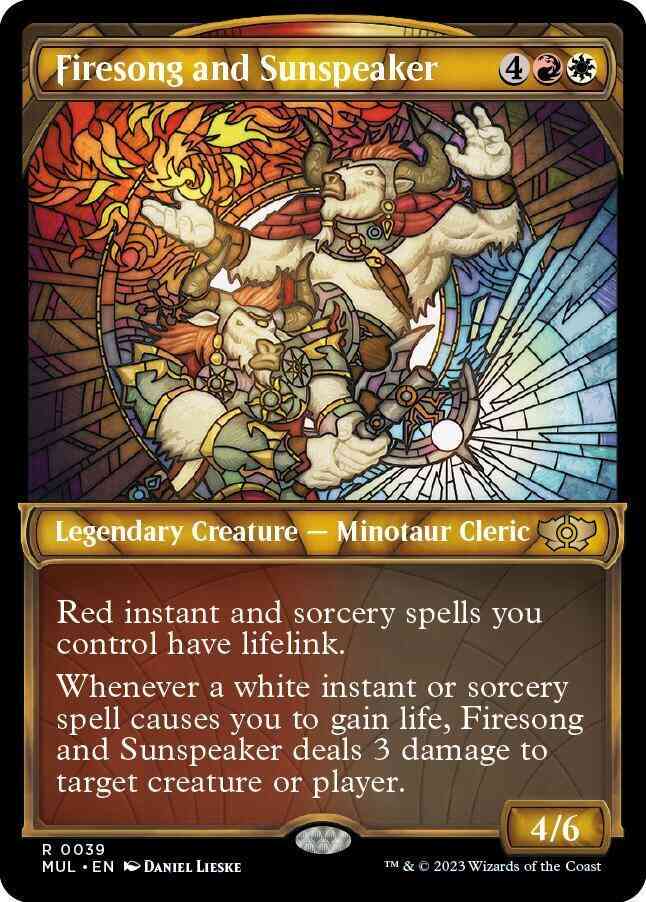 Firesong and Sunspeaker [39] [Planar Showcase] [Multiverse Legends] [Non-Foil]
