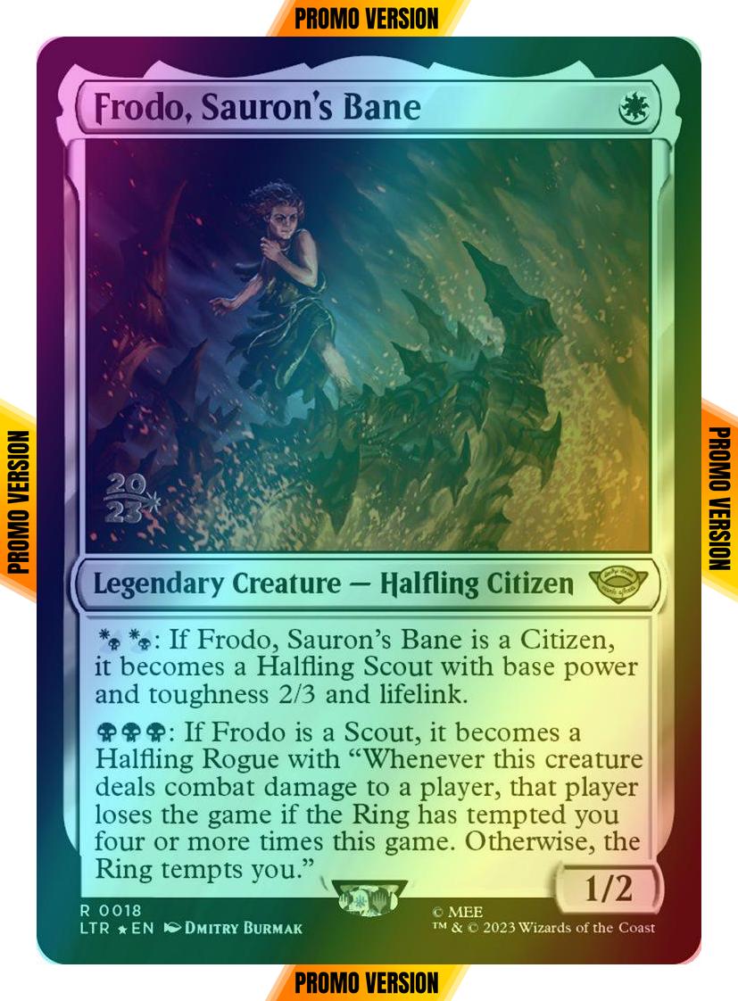 Frodo, Sauron's Bane [18s] [Prerelease] [The Lord of the Rings: Tales of Middle-earth: Promos] [Foil]