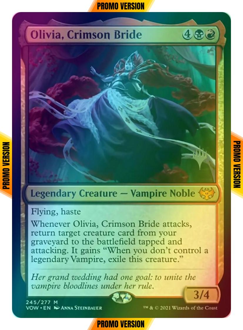 Olivia, Crimson Bride [Promo Pack] [245p] [Innistrad: Crimson Vow Promos] [Foil]