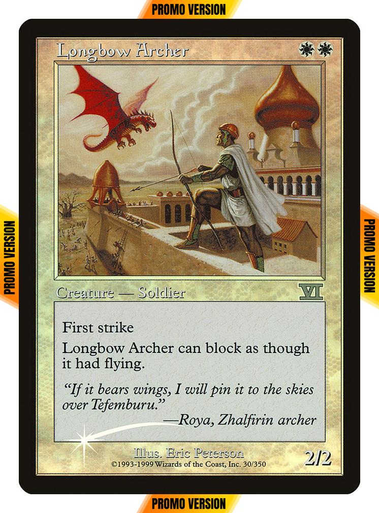 Longbow Archer [3] [Friday Night Magic 2000] [Foil]