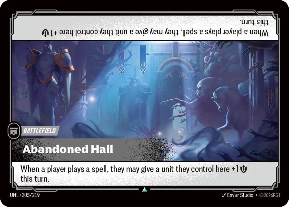 Abandoned Hall - 205/219 [Unleashed] [Non-Foil]
