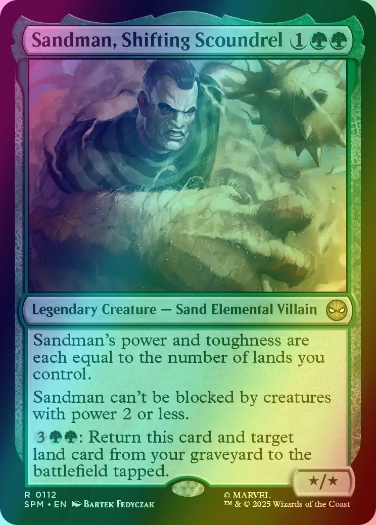 Sandman, Shifting Scoundrel [112] [Marvel's Spider-Man] [Foil]