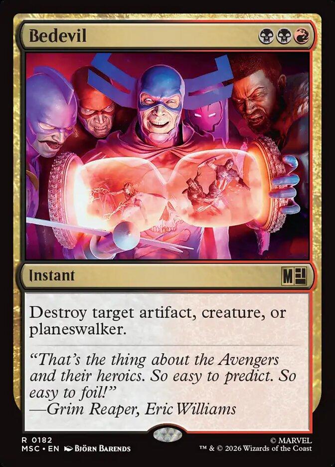 Bedevil [182] [Marvel Super Heroes: Commander] [Non-Foil]