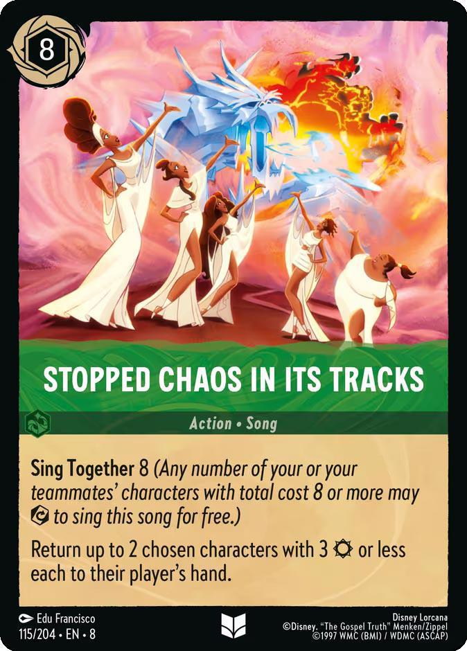 Stopped Chaos in Its tracks - 115/204 [Reign of Jafar] [Non-Foil]
