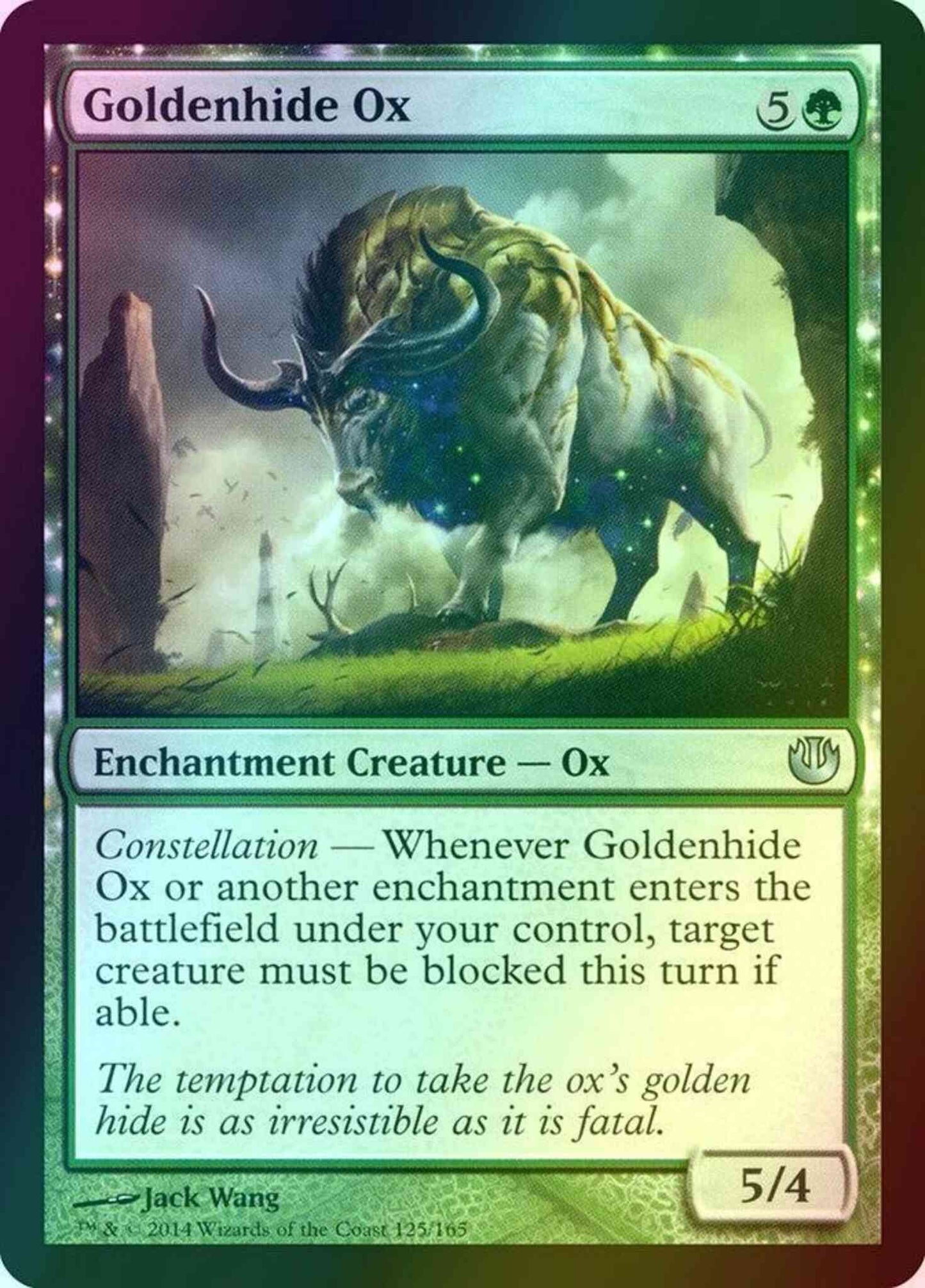 Goldenhide Ox [125] [Journey into Nyx] [Foil]