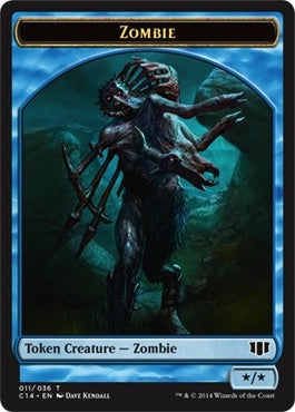 Whale Token (10) // Zombie Token (11) [Commander 2014 Tokens] [Non-Foil]