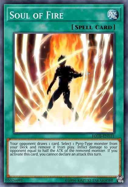 Soul of Fire - FOTB-EN031 - Super Rare - 1st Edition