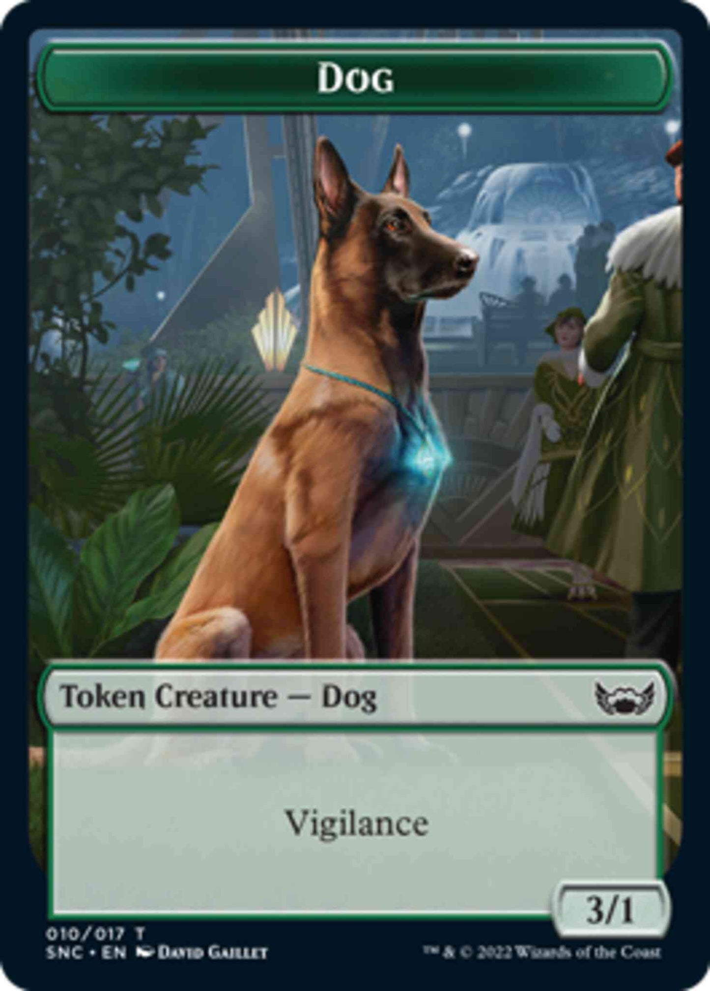 Dog Token [10] [Streets of New Capenna: Tokens] [Non-Foil]