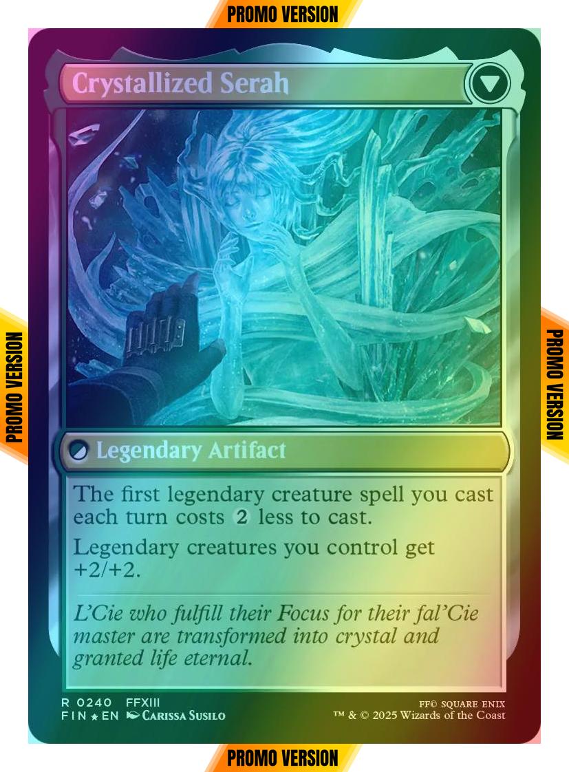 Serah Farron // Crystallized Serah [240s] [Prerelease] [FINAL FANTASY: Promos] [Foil]